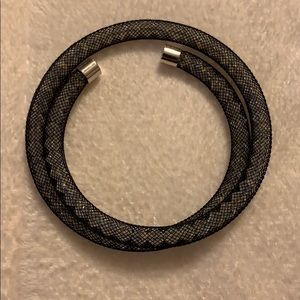 Touchstone Crystal Mesh Wrap Bracelet